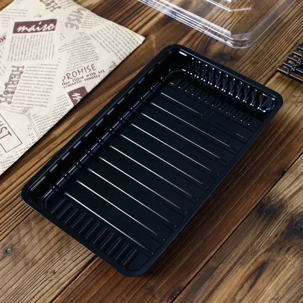 Wholesale Cake Box Rectangular Anti-fog Packaging Box with Transparent Lid