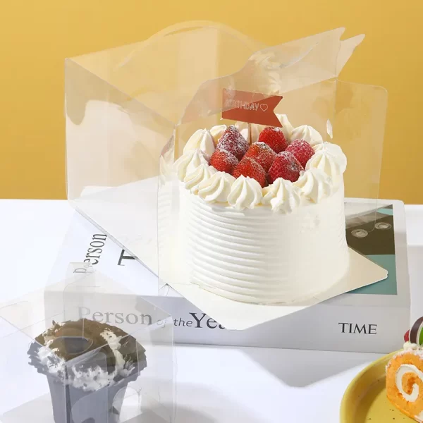 Mayorista Caja Cuadrada para Tartas 5 Pulgadas Plus con Asa y Tabla para Tartas (1)