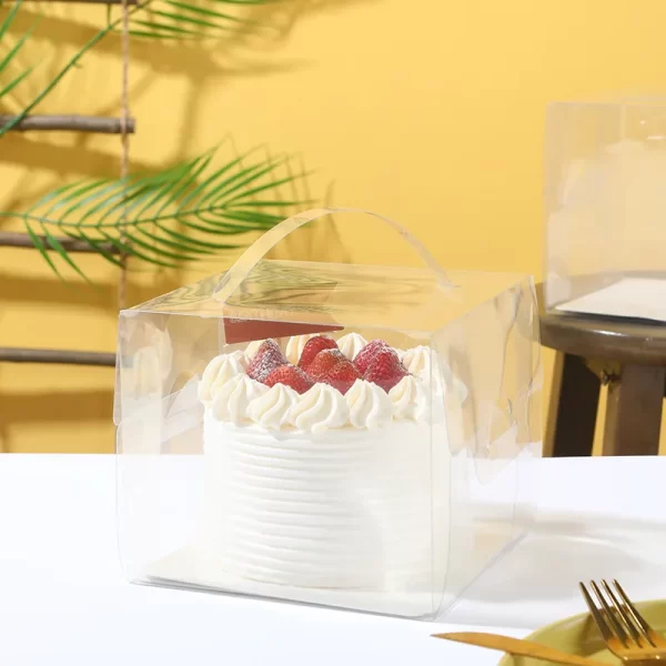 Mayorista Caja Cuadrada para Tartas 5 Pulgadas Plus con Asa y Tabla para Tartas (2)
