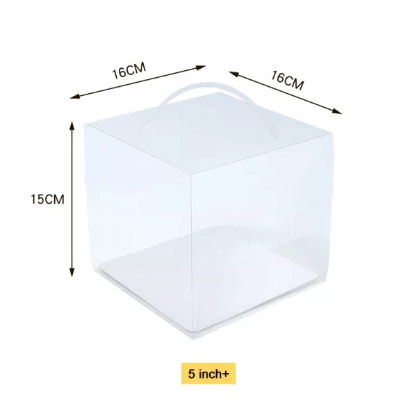 Mayorista Caja Cuadrada para Tartas 5 Pulgadas Plus con Asa y Tabla para Tartas