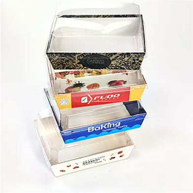 paper-plastic cake container wholesale