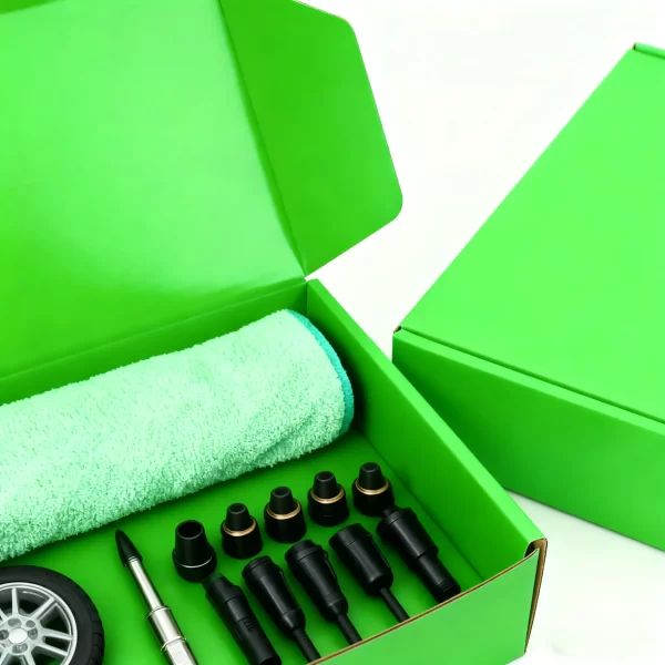 Cajas rígidas de embalaje al por mayor, cajas personalizadas para piezas de automóvil, 5