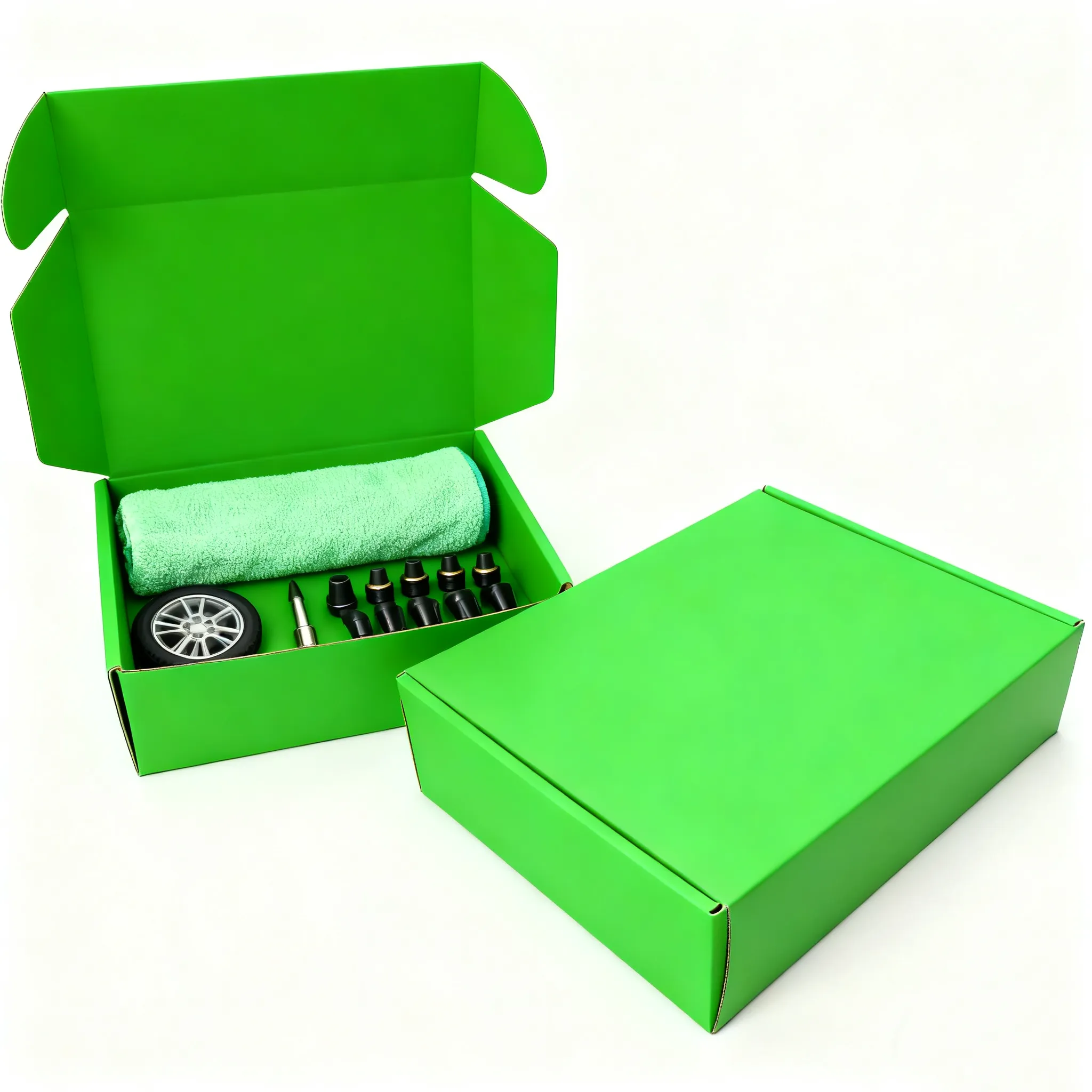 Cajas rígidas de embalaje al por mayor, cajas personalizadas para piezas de automóvil, 6